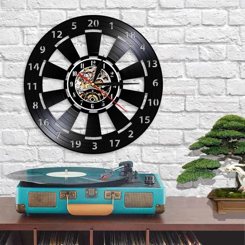 Skorter | DartTime - Elegant Vinyl Clock