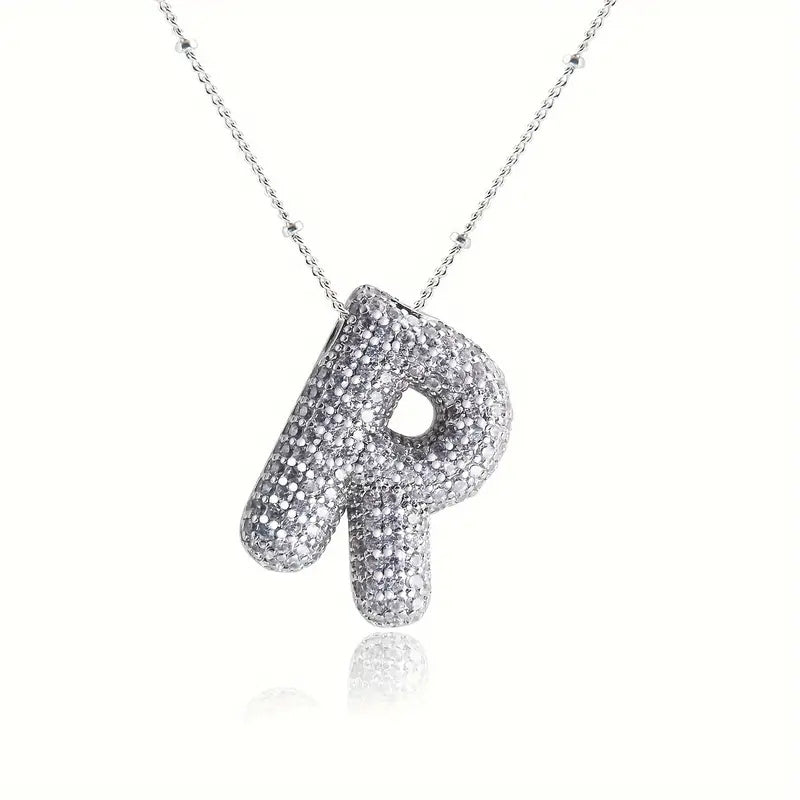 Skorter | Alphabet-Diamond-Pendant-Necklace