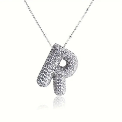 Skorter | Alphabet-Diamond-Pendant-Necklace