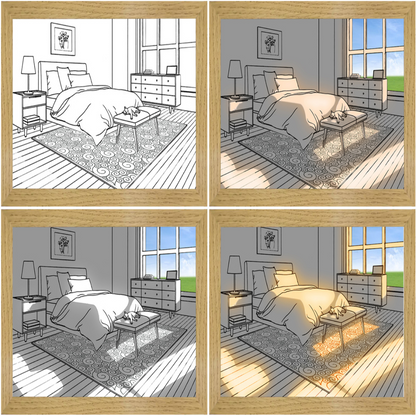 Skorter | Creative DIY Sunlight Painting Night Light