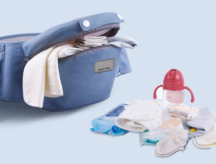 Skorter | 3-in-1 Ergonomic Baby Carrier with Storage Pouch – Soft Cotton Newborn to Toddler Carrier