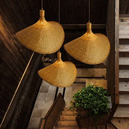 Skorter | Rattan Pendant Lamp - RusticWeave
