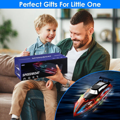 Skorter | RC Boat with Colorful LED Light 10KM/H