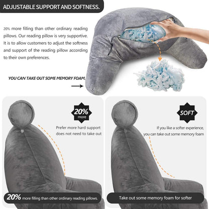 Reading Bed Pillow with Arms - SKØRTER
