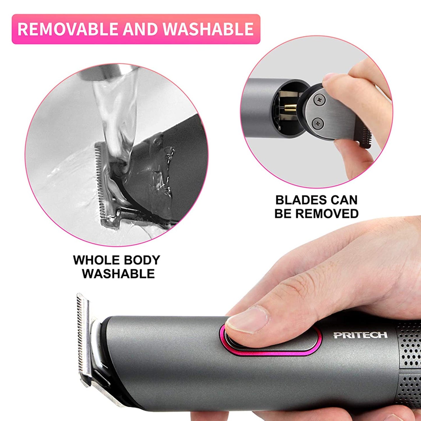 Skorter | Rechargeable Hair Clipper for Women