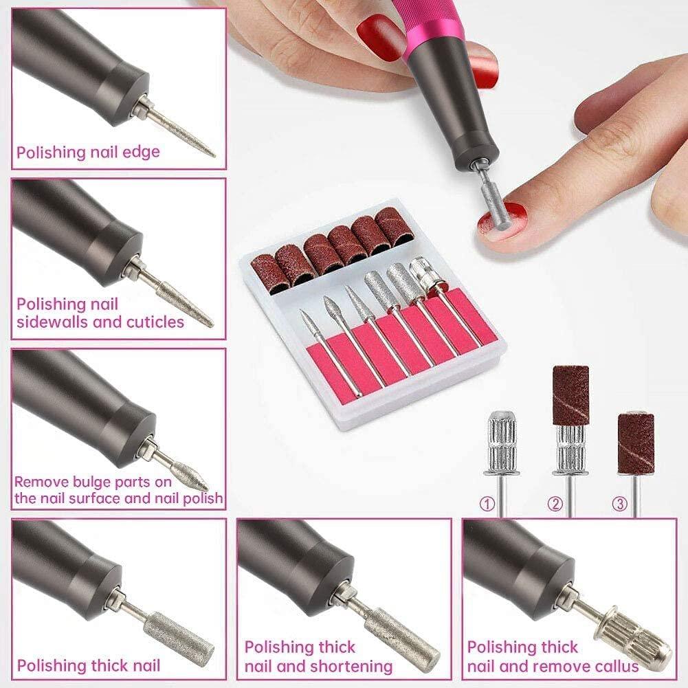 Skorter | Rechargeable Nail Drill Kit with 2000mAh Phone Power Bank
