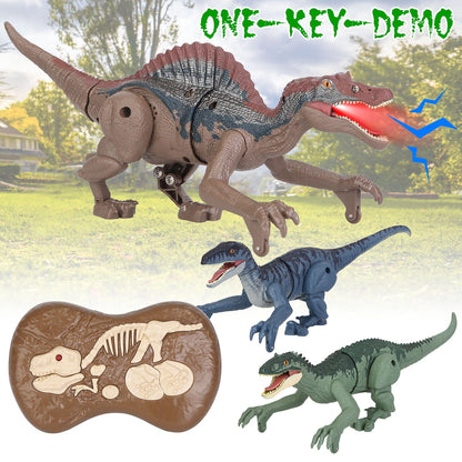Skorter | Remote-Controlled Dinosaur with 3D Eye Roaring Sounds for 3-12 Years Old