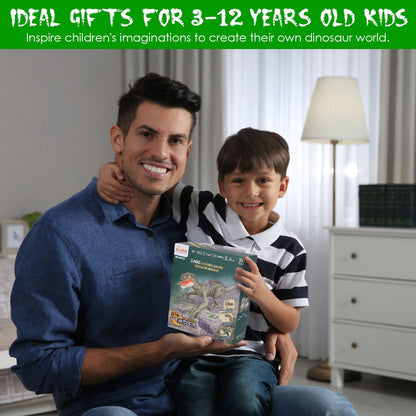 Skorter | Remote-Controlled Dinosaur with 3D Eye Roaring Sounds for 3-12 Years Old