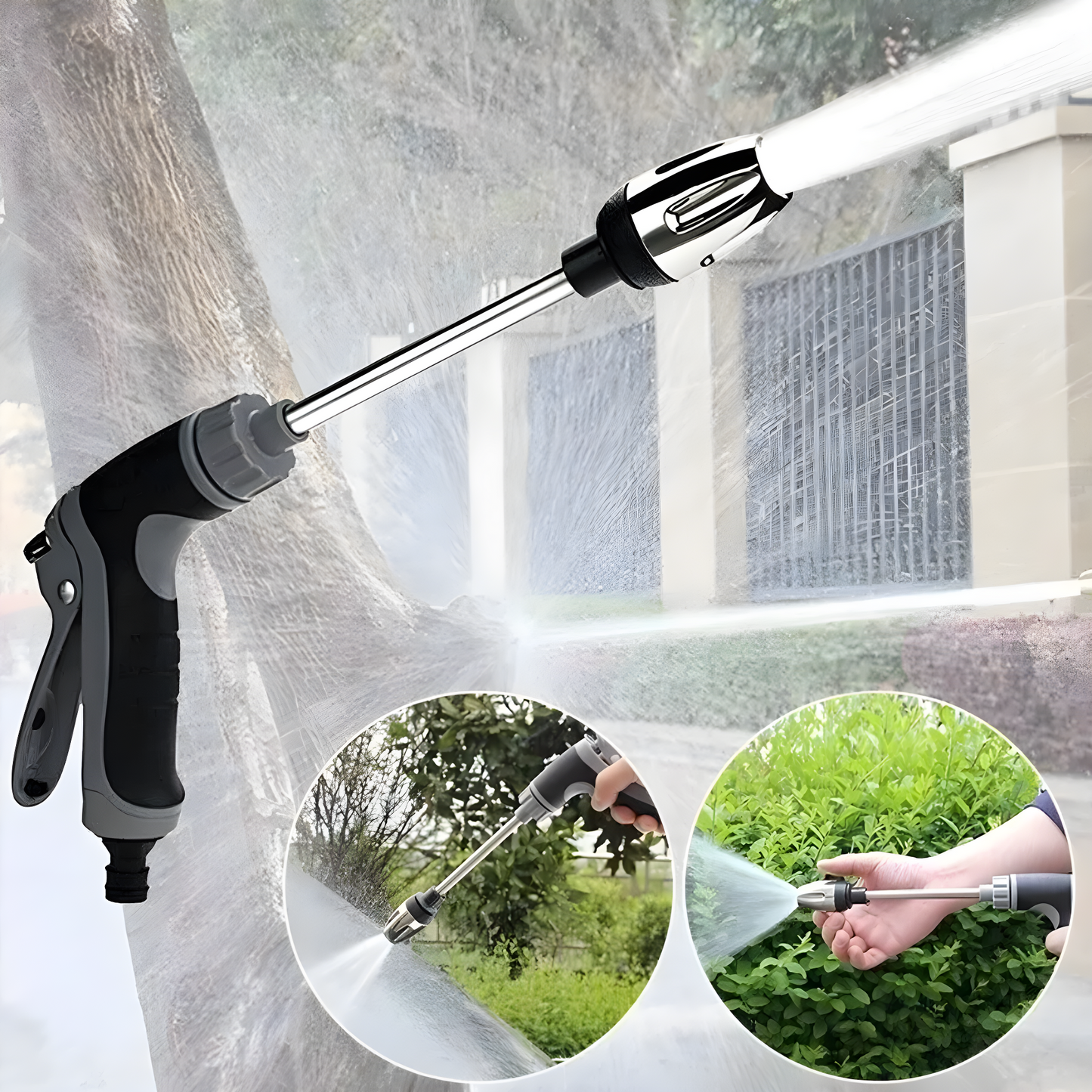 Skorter | AquaBlitz High-Pressure Spray Gun – Universal Hose Attachment for Powerful Cleaning