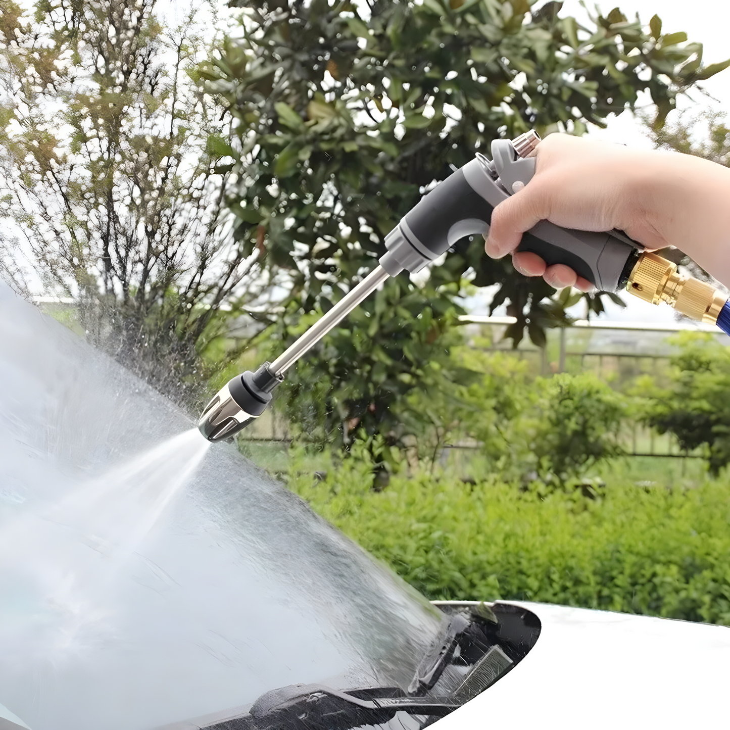 Skorter | AquaBlitz High-Pressure Spray Gun – Universal Hose Attachment for Powerful Cleaning