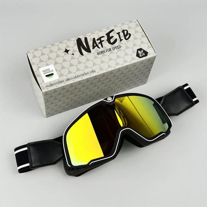 Skorter | RETRO RIDE GOGGLES – Vintage Motorcycle Eyewear with 100% UV Protection