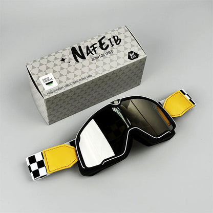 Skorter | RETRO RIDE GOGGLES – Vintage Motorcycle Eyewear with 100% UV Protection
