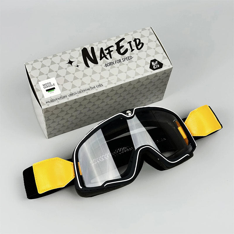 Skorter | RETRO RIDE GOGGLES – Vintage Motorcycle Eyewear with 100% UV Protection