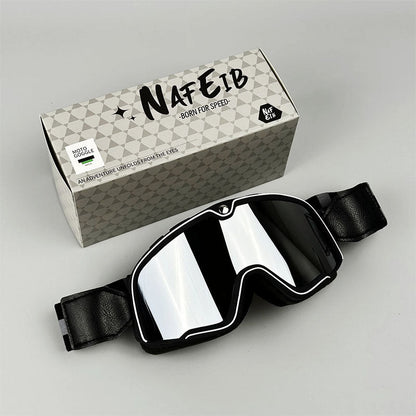 Skorter | RETRO RIDE GOGGLES – Vintage Motorcycle Eyewear with 100% UV Protection