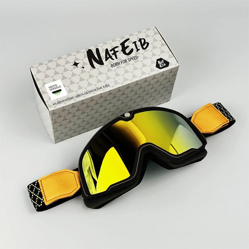 Skorter | RETRO RIDE GOGGLES – Vintage Motorcycle Eyewear with 100% UV Protection