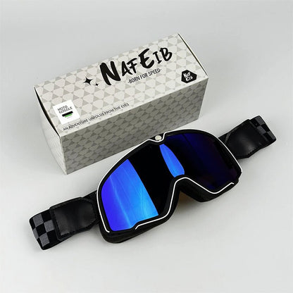 Skorter | RETRO RIDE GOGGLES – Vintage Motorcycle Eyewear with 100% UV Protection
