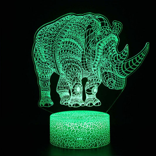 Skorter | 3D Lamp Rhinoceros Majestic