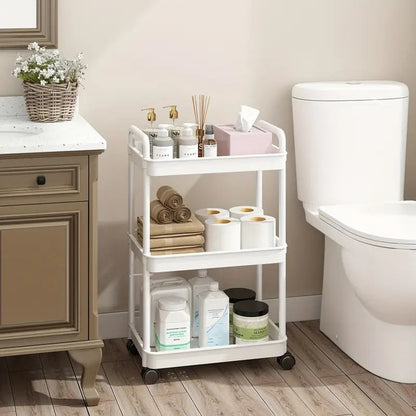 Skorter | 3-Tier Multifunctional Rolling Cart with Wheels