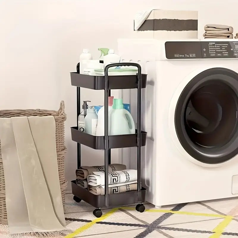 Skorter | 3-Tier Multifunctional Rolling Cart with Wheels