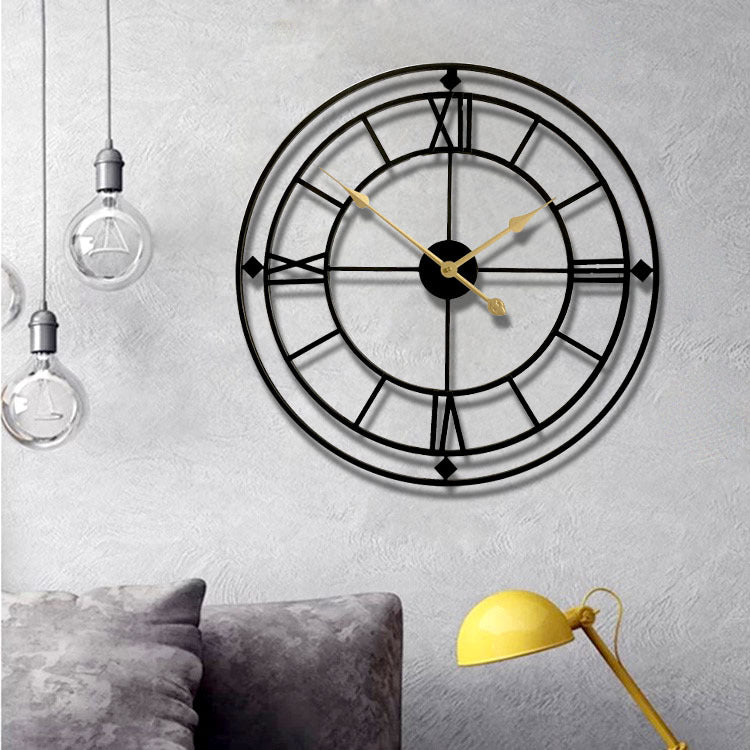 Roman Letters Decorative Big Wall Clock for Livingroom 20 Inches - SKØRTER