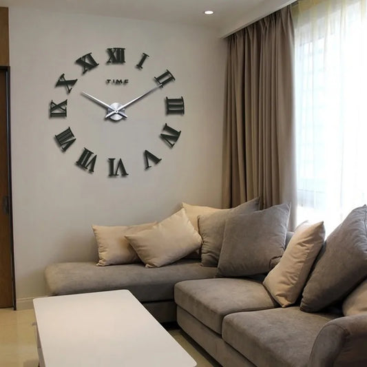 Skorter | Romantime - Unique DIY Wall Clock - Roman Numerals - Stylish and Personal