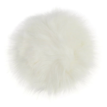 Skorter | Faux Fur Round Seat Cushion