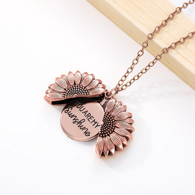 Skorter | You Are My Sunshine Best Gift Sunflower Pendant Necklaces