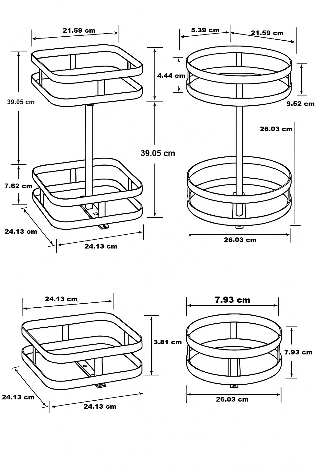 Skorter | Rotating Storage Rack - TwistRack 360°
