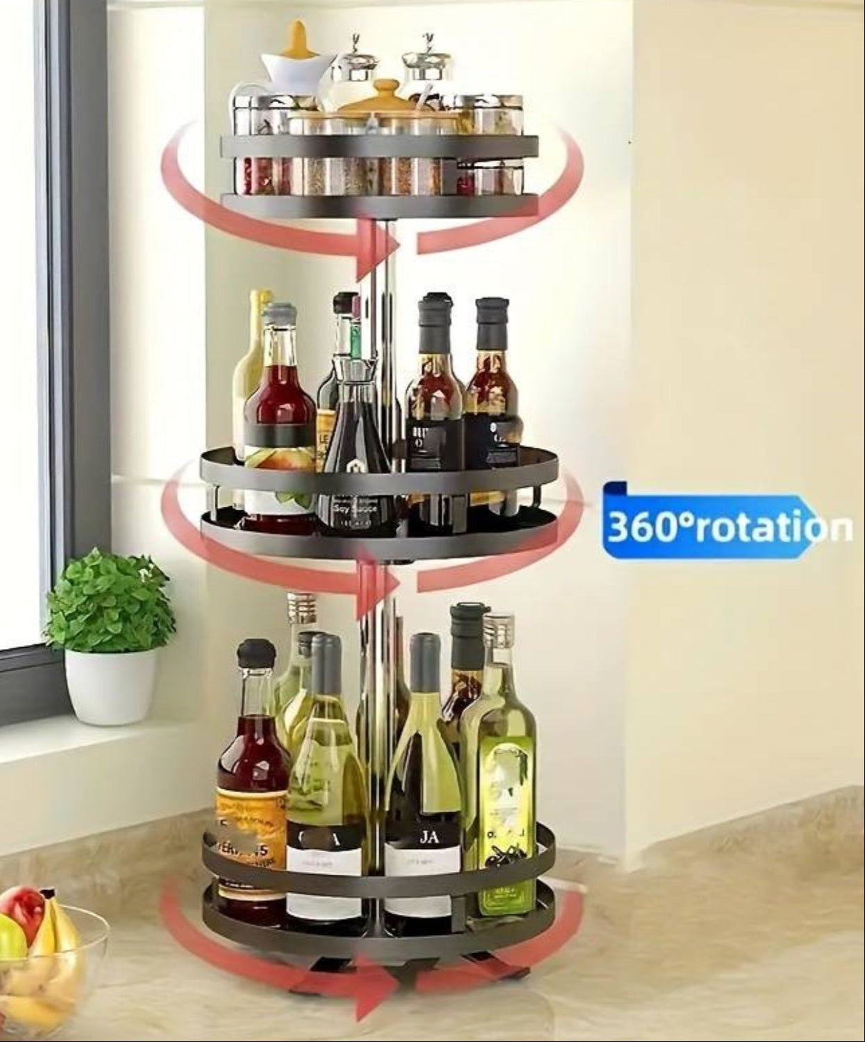 Skorter | Rotating Storage Rack - TwistRack 360°