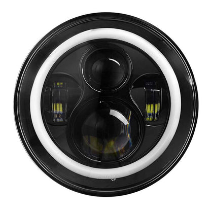 Skorter | Round LED Headlight Halo Angel Eyes for Jeep Wrangler