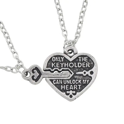 Skorter | I love you Best Friends / Couple Necklace Jewelry Puzzle Necklace