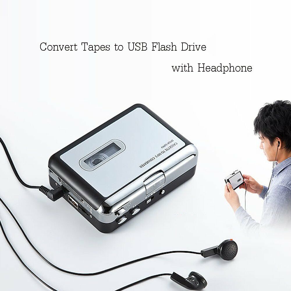 Skorter | Cassette-to-MP3 format converter - Save to USB flash drive - Music player