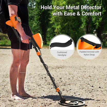 Skorter | Best Gold Metal Detector | Handheld All-Metal Pinpoint Detector for Adults & Kids