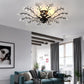 Retro Large Crystal Chandelier Branches Ceiling Pendant Lamp Fixture w/ 5 Light