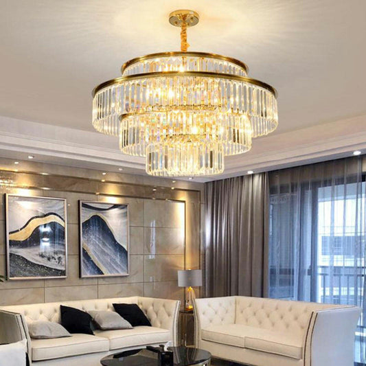 Crystal Ceiling Light Modern LED Lamp Bedroom Living Room Chandelier Light