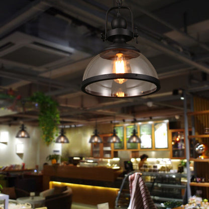 Skorter | Antique Glass Iron Retro Industrial Chandelier Pendant Ceiling Lights
