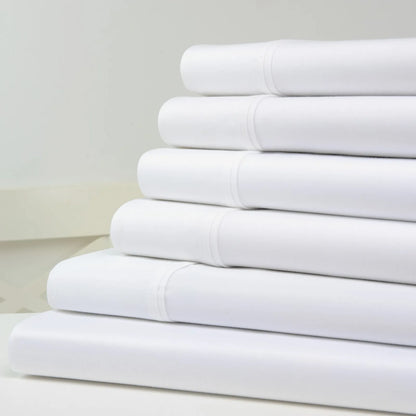 Skorter | 6-piece set: Kathy Ireland 1200 thread count cotton-rich sheet set