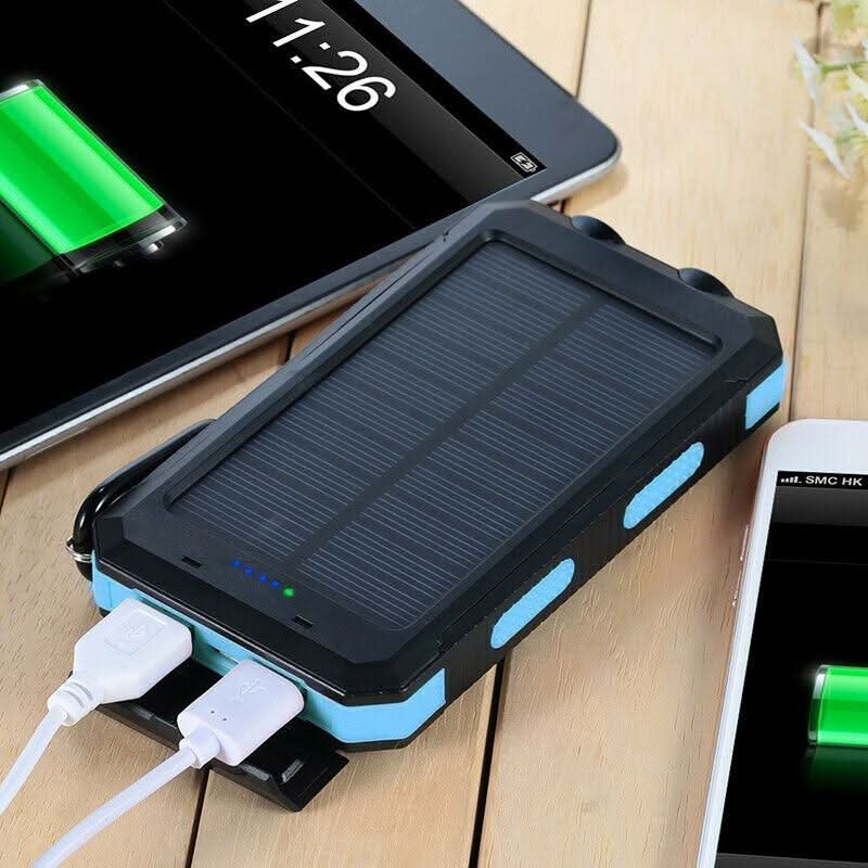 Skorter | Waterproof Solar Power Bank with LED Flashlight