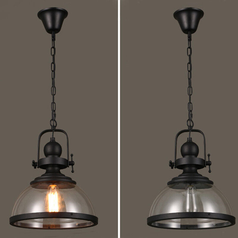 Skorter | Antique Glass Iron Retro Industrial Chandelier Pendant Ceiling Lights