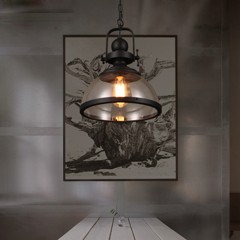 Skorter | Antique Glass Iron Retro Industrial Chandelier Pendant Ceiling Lights