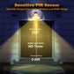 2pc Outdoor Solar Light Motion Sensor Spotlight Wireless Weatherproof Wall Light