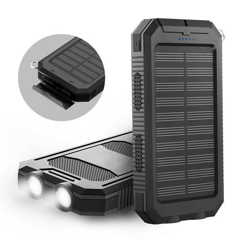 Skorter | Waterproof Solar Power Bank with LED Flashlight