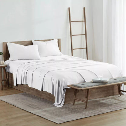 Skorter | 4-piece set: Kathy Ireland 300 thread count 100% bamboo sheet set
