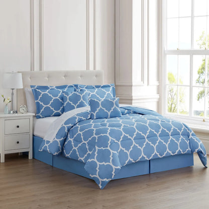 Skorter | 6-piece set: Kathy Ireland Trellis oversized comforter set