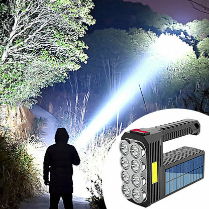 Skorter | Solar LED Flashlight – Waterproof, powerful handheld spotlight with lithium battery