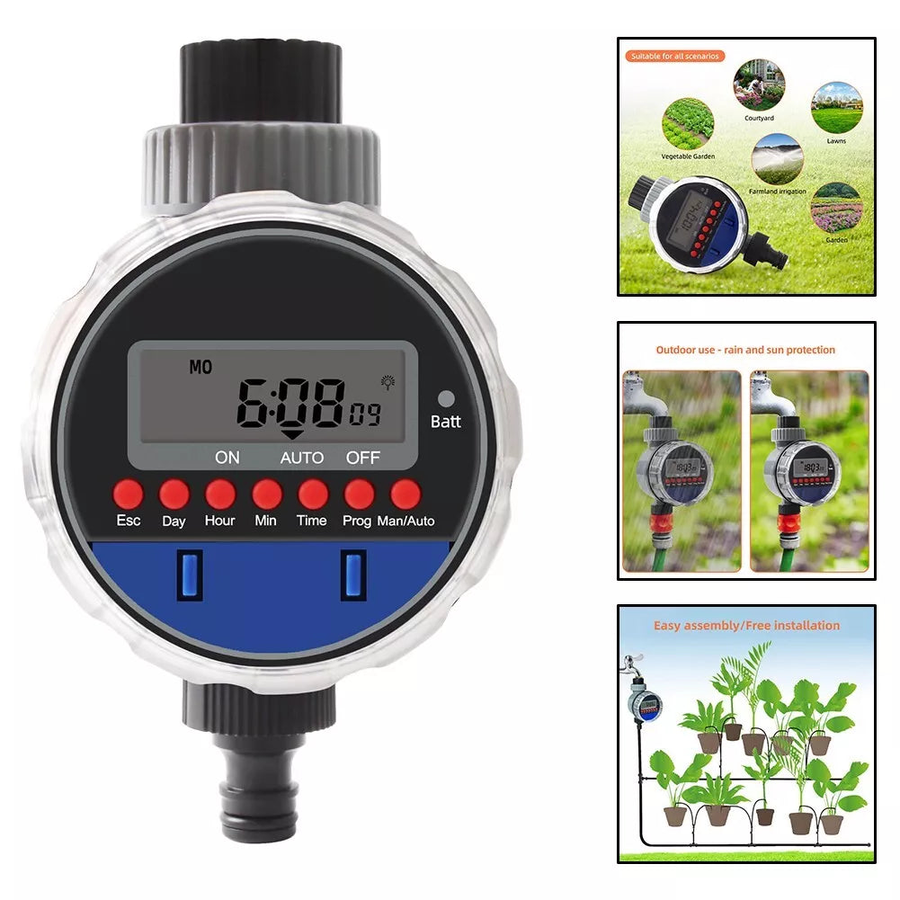 Skorter | Digital irrigation clock with LCD display – Automatic garden irrigation for plants