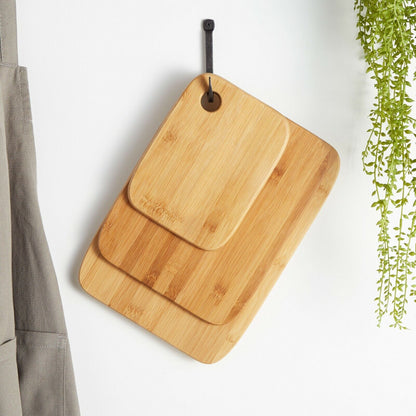 Skorter | Bamboo Cutting Board Set – 3-Piece Sustainable Cutting Boards for Kitchen