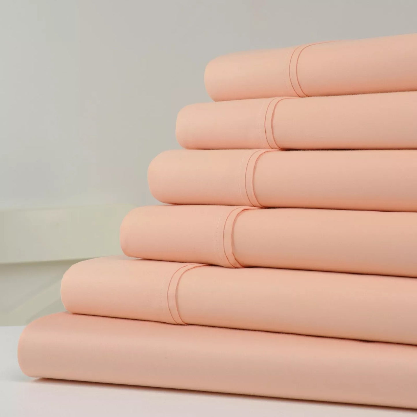 Skorter | 6-piece set: Kathy Ireland 1200 thread count cotton-rich sheet set