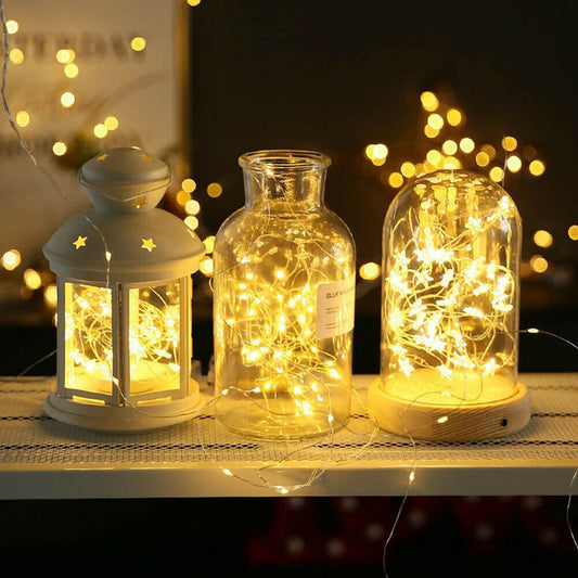 Skorter | Royelux Solar String Lights Fairy Lights - Waterproof Outdoor LED
