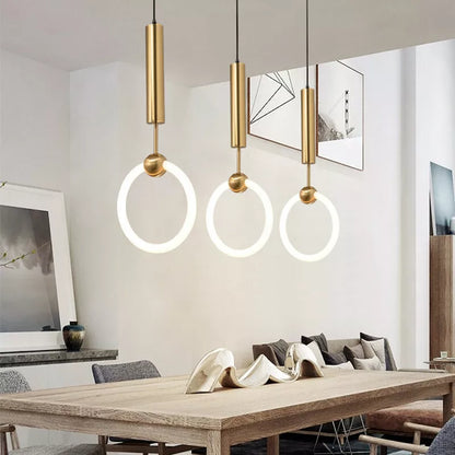 Skorter | LED Pendant Light Fixture - Nordic Design with Simple Style - Ideal for Dining Room, Kitchen, and Living Room Lighting